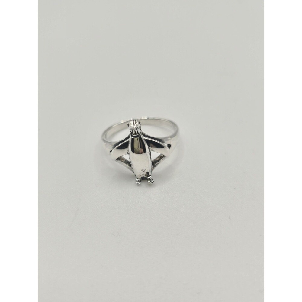 WTS WATSON Sterling Silver PENGUIN 925 Figural Ring Sz 5.75